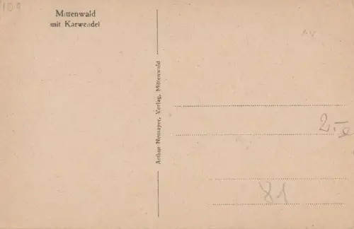 Mittenwald - mit Karwendel