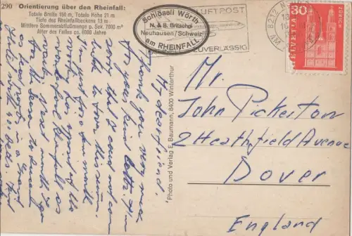 Schweiz - Rheinfall (Wasserfall) - Schweiz - 4 Bilder