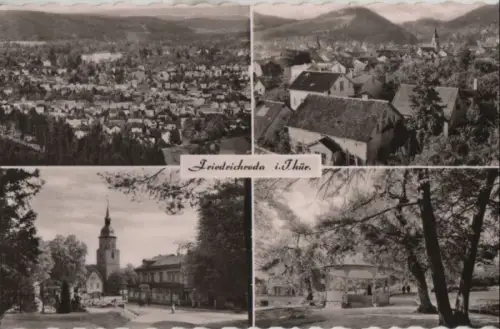 Friedrichroda - 4 Teilbilder - ca. 1960