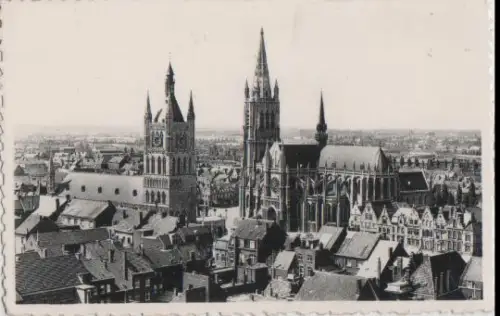 Belgien - Belgien - Ypres - Panorama - 1957