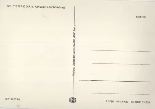 Seitenroda - mit Leuchtenberg