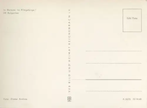 Bulgarien - Rilagebirge - Bulgarien - Borovez