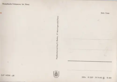 Rappbodetalsperre - Staumauer