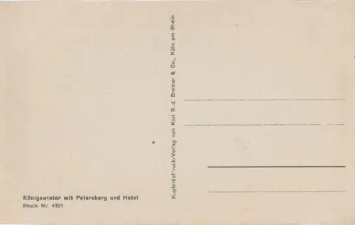 Königswinter - mit Petersberg