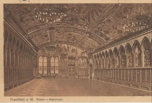 Frankfurt Main - Römer, Kaisersaal