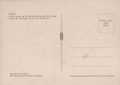 Tschechien - Prag - Praha - Tschechien - Pulverturm