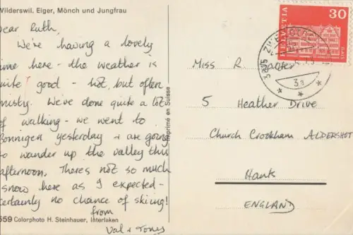 Schweiz - Wilderswil - Schweiz - Ansicht