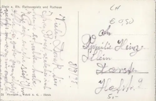 Schweiz - Stein am Rhein - Schweiz - Rathausplatz