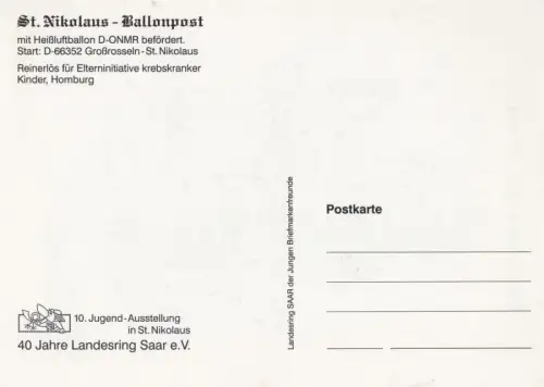 St. Nikolaus - Ballonpost - Post