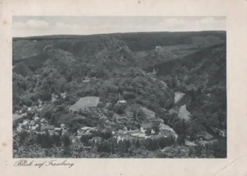 Blick auf Treseburg - 1938