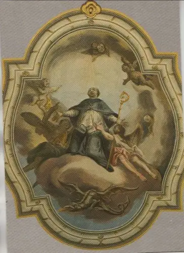 Österreich - Österreich - Tobadill - Pfarrkirche, Fresko - ca. 1985