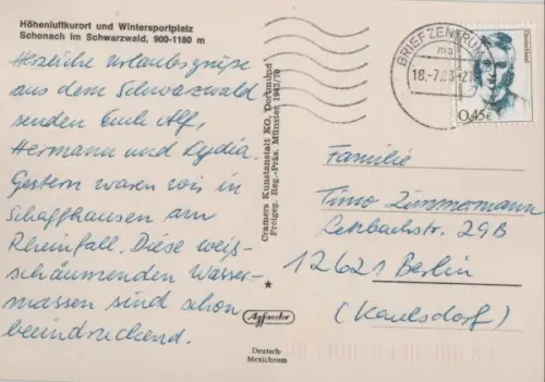 Schonach - aus der Luft