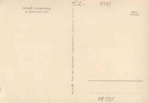 Langenburg - Schloss