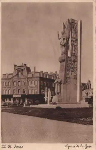 Frankreich - Frankreich - Arras - Square de la Gare - ca. 1950