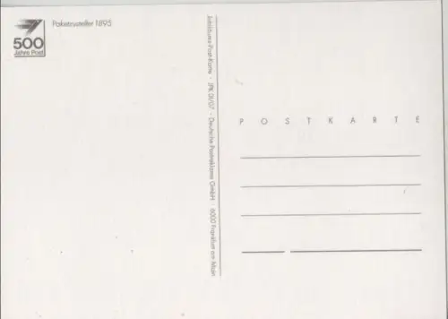 Paketzusteller mit Pfeife