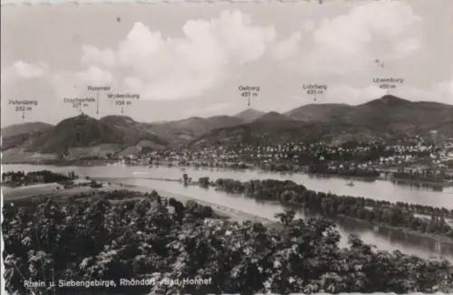 Siebengebirge - mit Rhöndorf und Bad Honnef - 1962