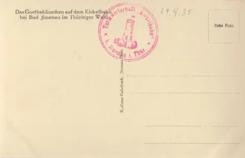 Ilmenau - Goethehäuschen