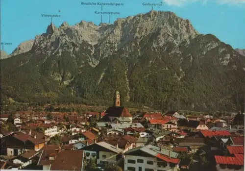Mittenwald - gegen Karwendelgebirge - 1982