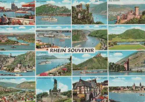 Rhein - u.a. Niederwalddenkmal - ca. 1975