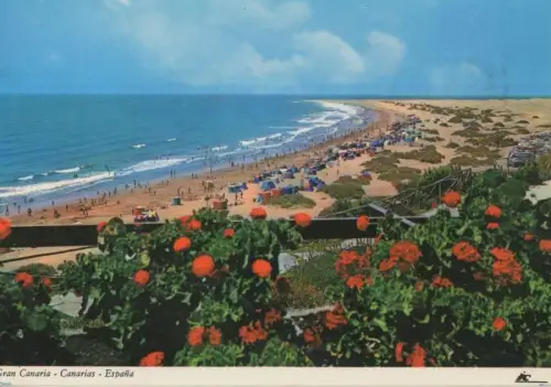 Spanien - Playa del Inglés - Spanien - Strandansicht