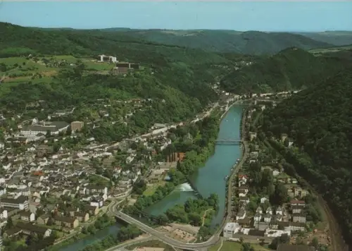 Bad Ems - Teilansicht lahnaufwärts - 1995