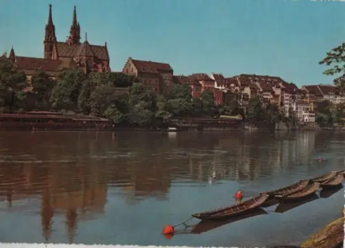 Schweiz - Schweiz - Basel - Rheinpartie mit Münster - 1962