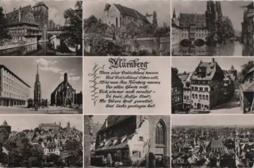 Nürnberg - u.a. Henkersteg - 1958