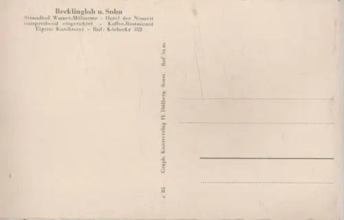 Möhnesee - Strandhof Wamel