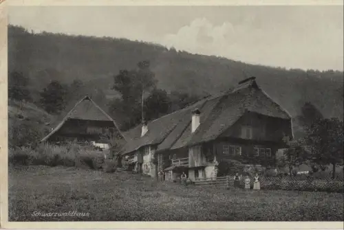 Schwarz - Schwarzwaldhaus