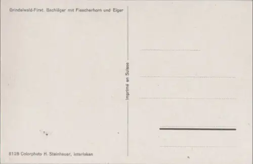 Schweiz - Grindelwald - Schweiz - First, Bachläger
