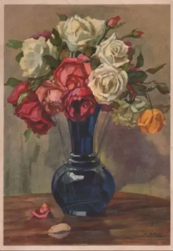 Geheimnis der Rose in Vase