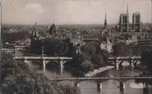 Frankreich - Frankreich - Paris - La Pointe de la Cite et les Ponts - 1957