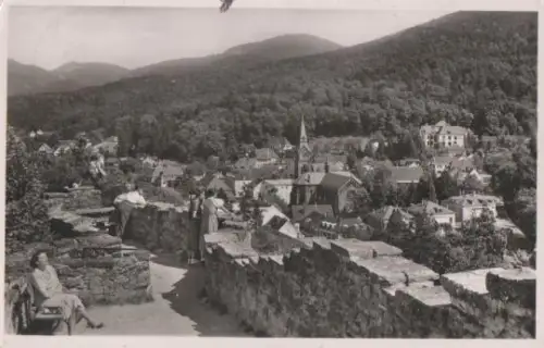 Badenweiler - Blick von Ruine - 1954
