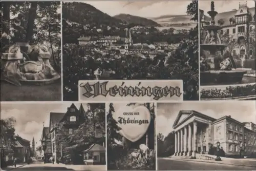 Meiningen - mit 6 Bildern - ca. 1960