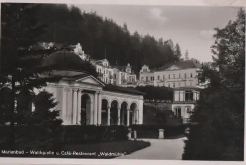 Karlsbad - Cafe-Restaurant Waldmühle - ca. 1955
