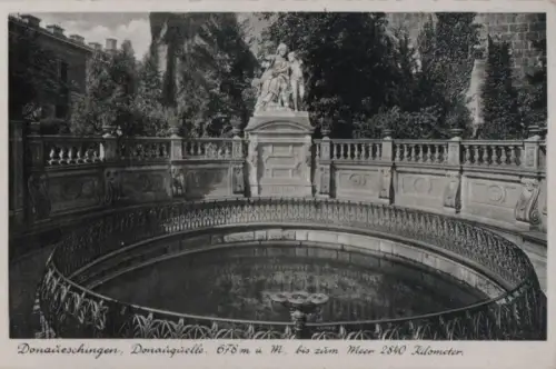 Donaueschingen - Donauquelle - ca. 1950