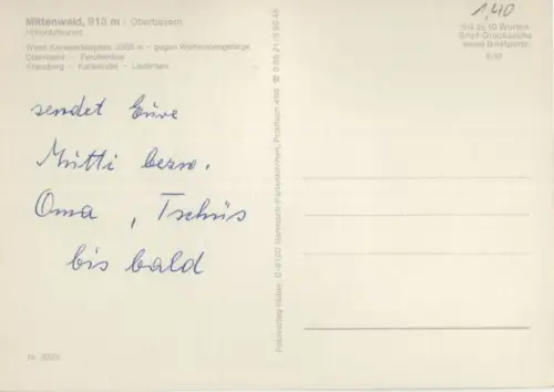 Mittenwald - mit Edelweiß