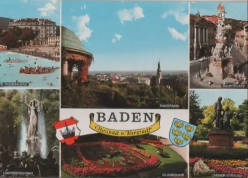 Österreich - Österreich - Baden - u.a. Hauptplatz - 1967