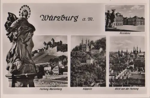Würzburg - u.a. Marienberg - ca. 1955