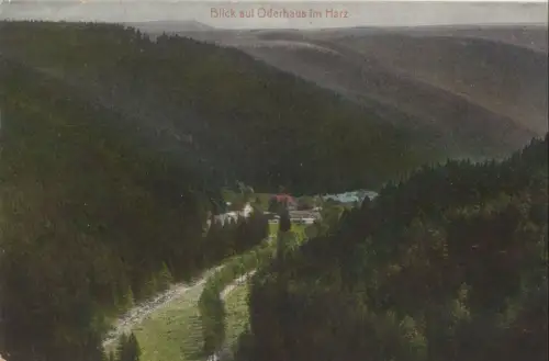 Harz - Blick auf Oderhaus