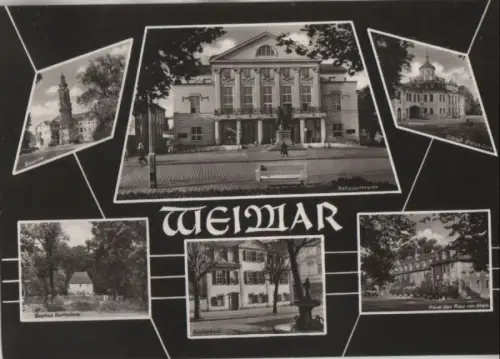 Weimar - u.a. Nationaltheater - 1966
