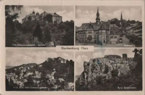 Blankenburg - u.a. SVA Genesungsheim - 1957