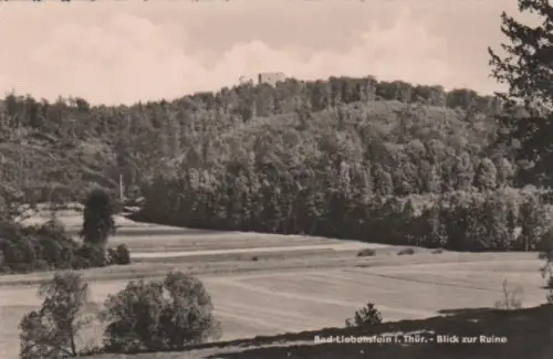 Bad Liebenstein - Blick zur Ruine - 1961