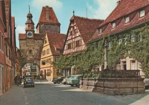 Rothenburg Tauber - Rödergasse - 1982