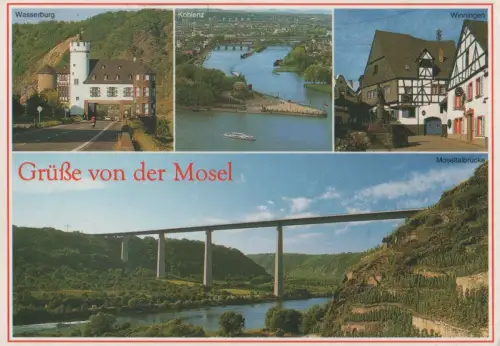 Mosel - u.a. Moseltalbrücke - 1996