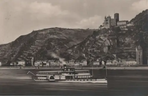 St. Goarshausen - Burg Katz mit Restaurant - 1927