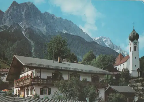 Grainau - mit Waxenstein und Zugspitze - 1969
