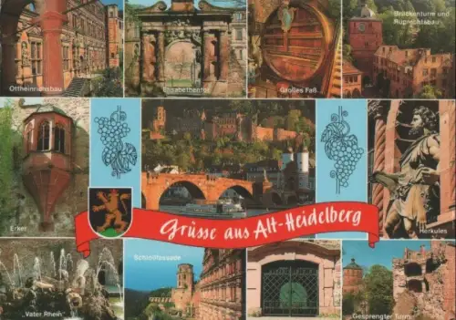 Heidelberg - u.a. Gesprengter Turm - 2004