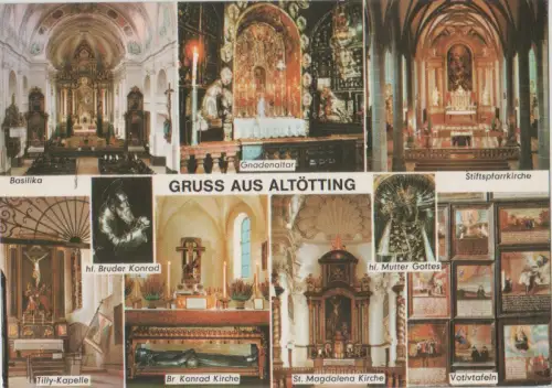Altötting - u.a. Br. Konrad Kirche - 1985