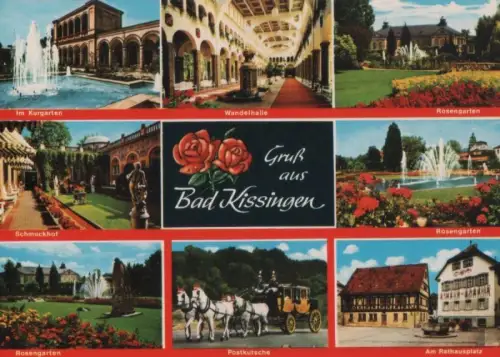 Bad Kissingen - u.a. Schmuckhof - ca. 1980